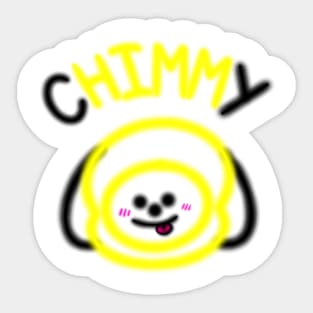 Glowing Chimmy Sticker